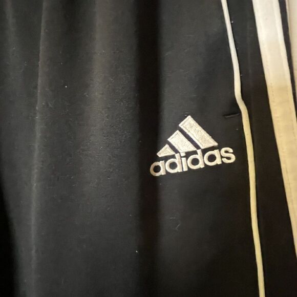 VTG Adidas Sweatpants Youth Sz Large Zipper Pockets And Legs Soccer Track Sports - Picture 4 of 12